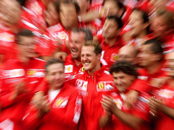 Michael Schumacher fuhr von 1996 bis 2006 für Ferrari.