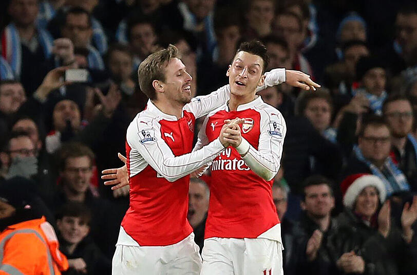 War der überragende Spieler beim Sieg gegen Manchester City: Arsenals Mesut Özil.
