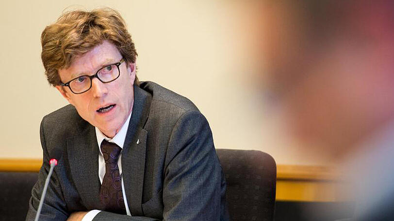 Flughafen-Chef Engelbert Lütke Daldrup im Abgeordnetenhaus in Berlin.