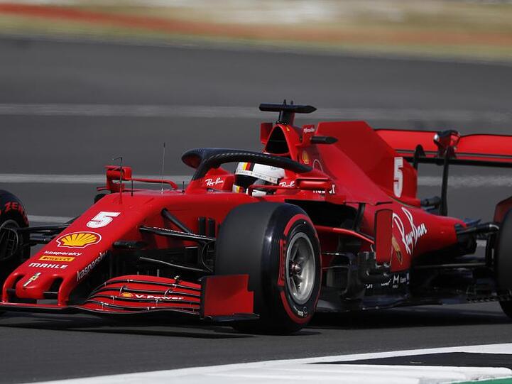 Vettel ist in der Qualifikation zum zweiten Formel-1-Rennen in England vorzeitig ausgeschieden.