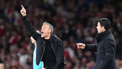 PSG-Trainer Luis Enrique kommt mit seiner Art sehr gut an in Paris.