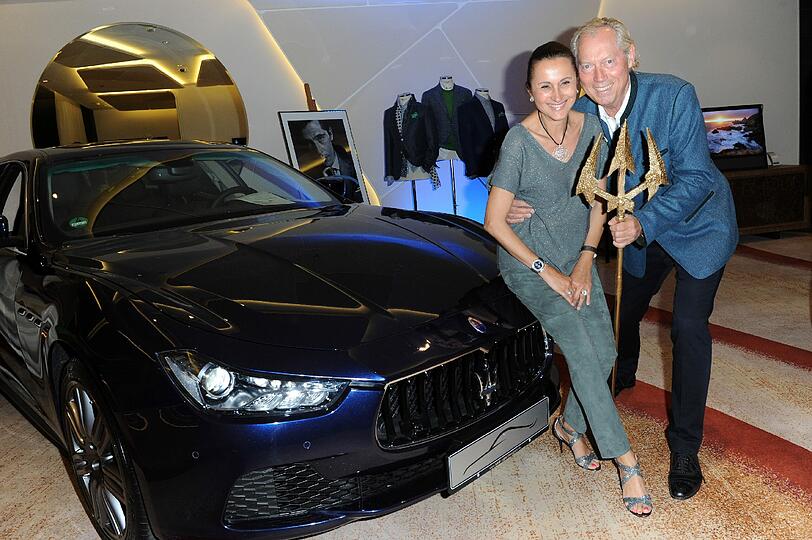 Werner Mang und Frau Sybille Mang bei der GENTLEMEN STYLE NIGHT im Hotel Vier Jahreszeiten.
