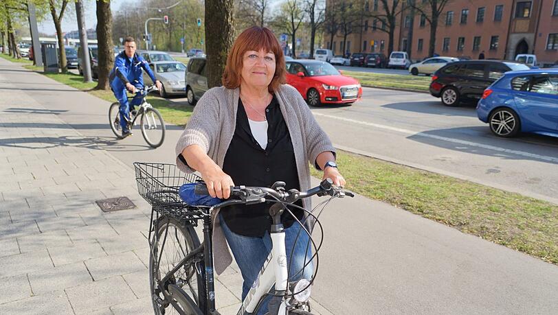 Zu voll, zu eng, zu wild: Ingrid O. aus Moosach radelt nur noch dort, wo&rsquo;s ruhiger zugeht.