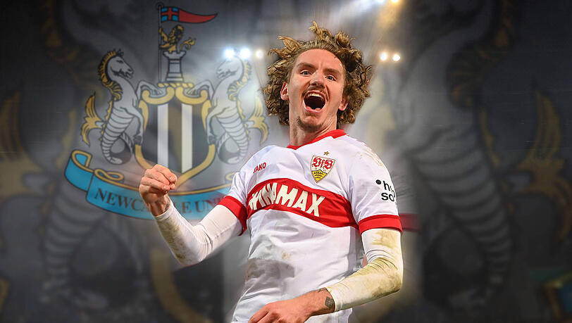 Vom VfB Stuttgart zu Newcastle United: Nick Woltemade.