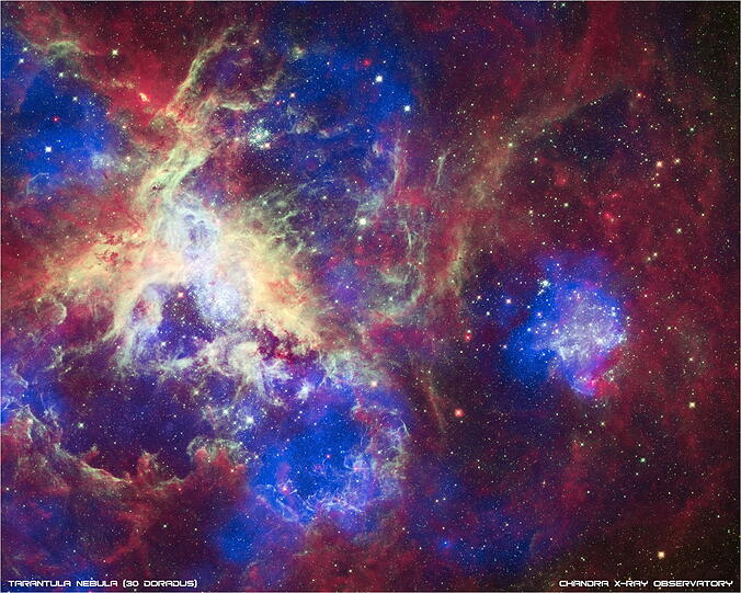 Ein Sternenmeer namens 30 Doradus oder auch Tarantula Nebula, veröffentlicht 2012.