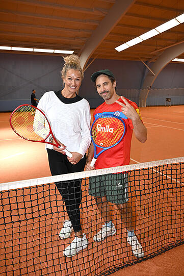 Franziska van Almsick und Max Giesinger Franziska van Almsick und Max Giesinger