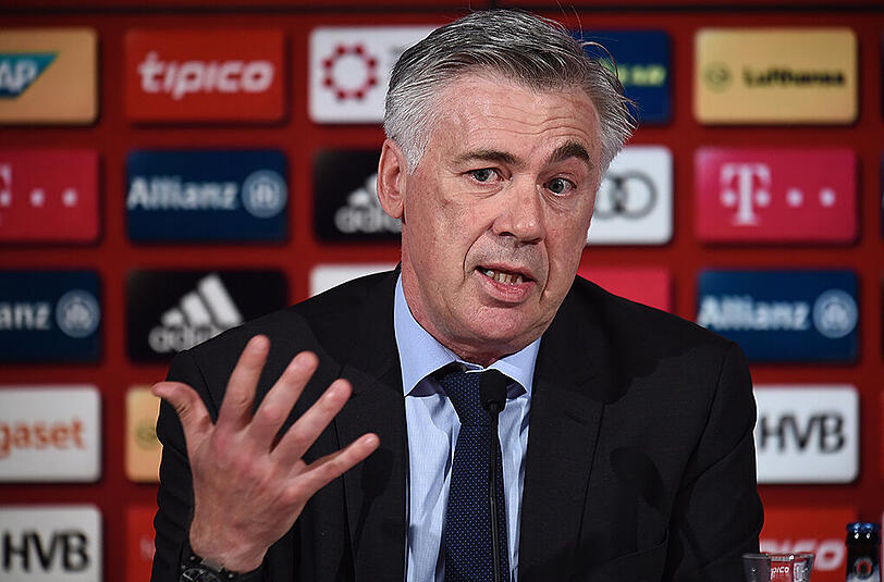 Carlo Ancelotti bei einer früheren Pressekonferenz.