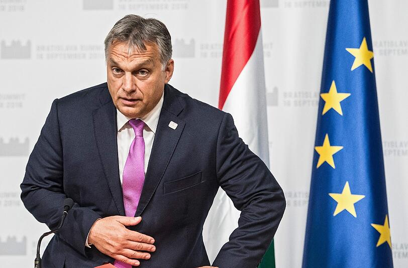 Ungarns Regierungschef Victor Orban Mitte September bei dem EU-Gipfel in Bratislava. Foto: Filip Singer