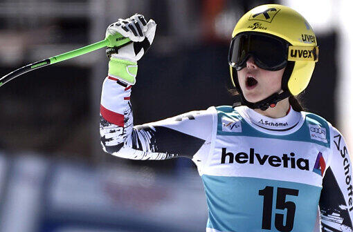 Die Österreicherin Anna Fenninger gewinnt den Gesamtweltcup 2014 im Ski Alpin.