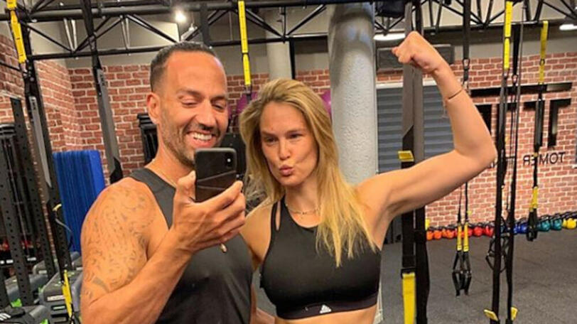 Bar Refaeli mit ihrem Personal-Trainer Tomer Tenzer