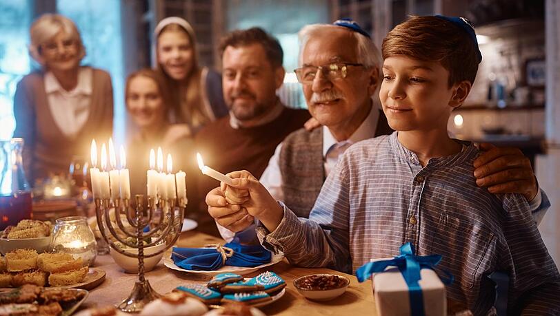 Das jüdische Lichterfest Chanukka findet dieses Jahr vom 18. bis 26. Dezember statt.