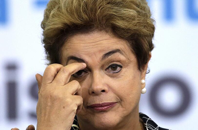 Aus für Dilma Rousseff: Die brasilianische Präsidentin ist ihres Amtes enthoben worden. Foto: Fernando Bizerra Jr.