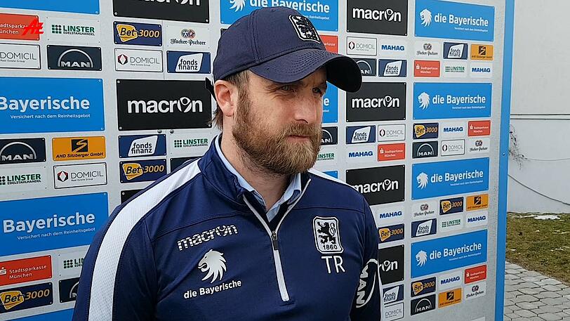 Daniel Bierofka, Trainer des TSV 1860, hat am Freitag vor dem Auswärtsspiel der Löwen beim 1. FC Schweinfurt 05 über das Meisterrennen gesprochen.