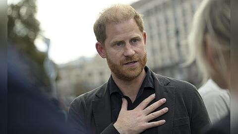 Prinz Harry sprach in Kiew mit Veteranen und ihren Angehörigen.