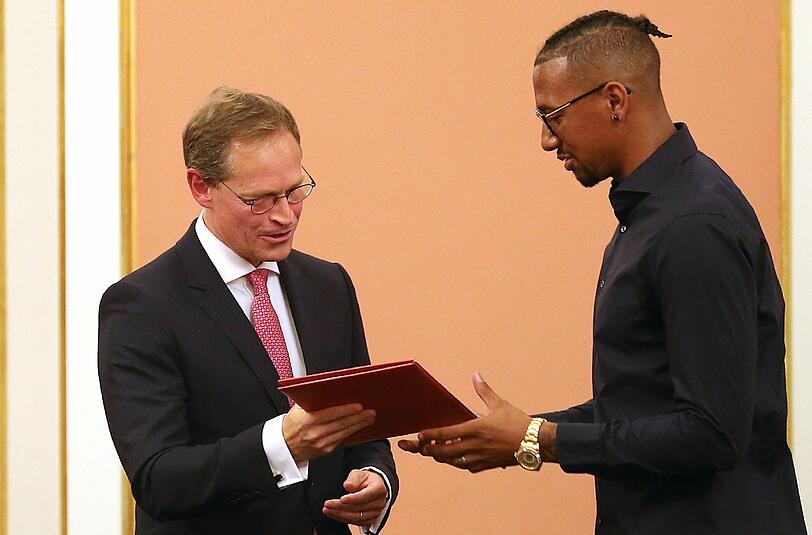 Jerome Boateng erhielt am Dienstag den Moses-Mendelssohn-Preis.