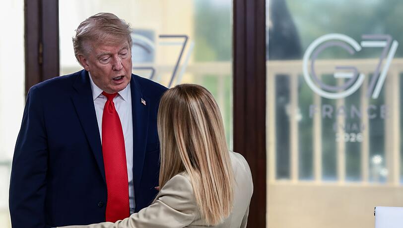 Donald Trump legte im Streit mit der italienischen Regierungschefin nach, Meloni konterte. (Archivfoto)