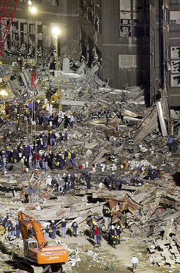 Impressionen vom 11. September 2001.