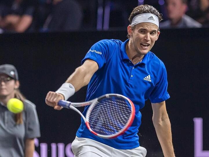 Dominic Thiem hatte das Team Europe zunächst in Führung gebracht.