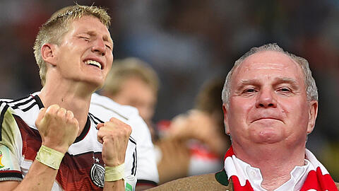 Bastian Schweinsteiger richtete bewegende Worte an Uli Hoeneß.