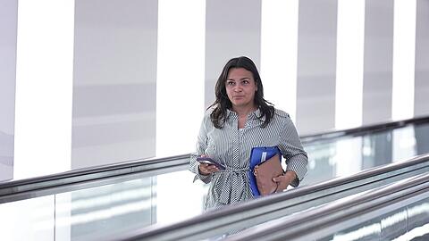 Die Abgeordnete Catarina dos Santos-Wintz soll neue Fraktionsmanagerin der Union werden. (Archivbild)