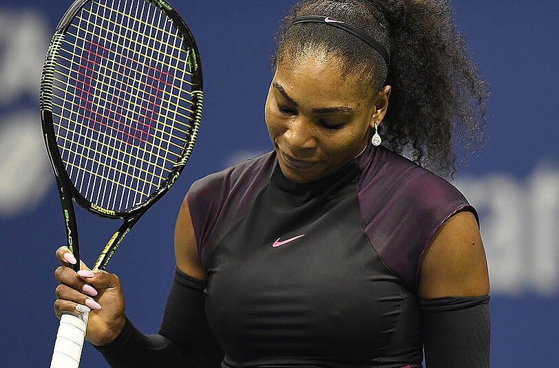 Verletzt, unzufrieden, enttäuscht: Serena Williams.