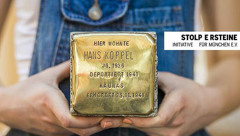 Mit diesen Stolpersteinen soll in München an die Holocaust-Opfer erinnert werden. Mit diesen Stolpersteinen soll in München an die Holocaust-Opfer erinnert werden.