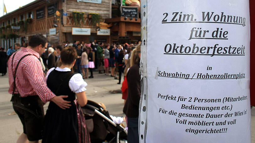 Zur Wiesn wird&rsquo;s eng in der Stadt &ndash; und lukrativ für den Privatvermieter.