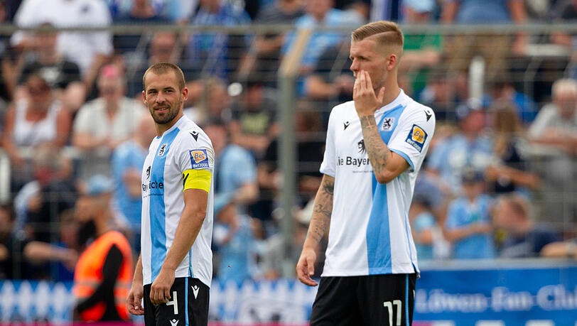 Musste seine Mannschaft aufbauen: Löwen-Kapitän Felix Weber. Musste seine Mannschaft aufbauen: Löwen-Kapitän Felix Weber.