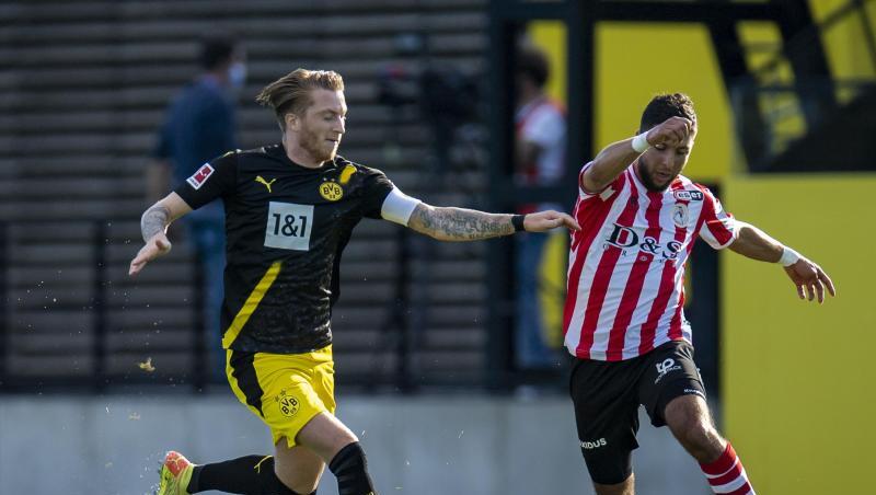 Feierte ein gelungenes Comeback: BVB-Kapitän Marco Reus (l).
