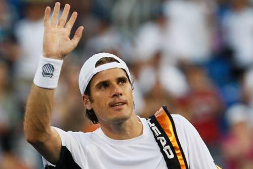 Und tschüß: Tommy Haas verabschiedet sich von den Zuschauern in New York.