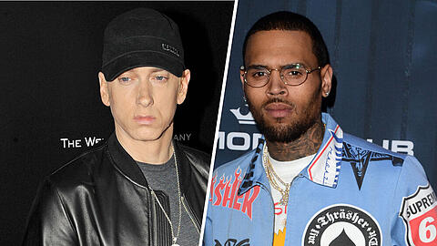 Eminem schlägt sich auf die Seite von Chris Brown
