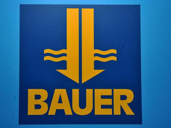 Das Logo der Bauer AG. Foto: Frank Leonhardt/Archivbild