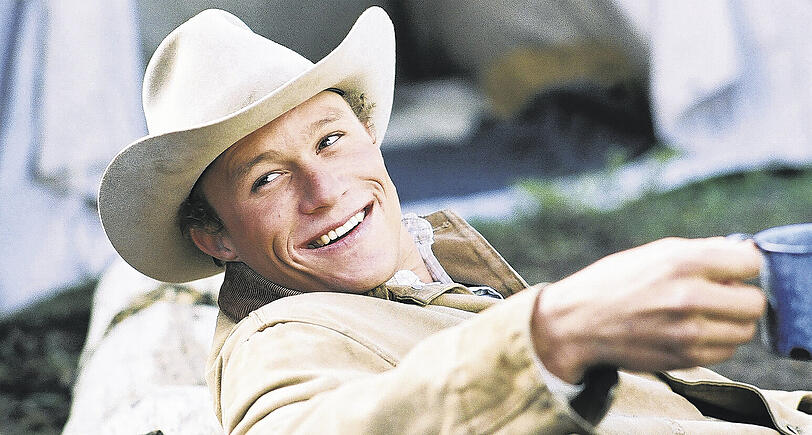 Seine Rolle als schwuler Cowboy Ennis del Mar in &bdquo;Brokeback Mountain&ldquo; machte Heath Ledger berühmt und brachte ihm 2006 eine Oscar-Nominierung als bester Hauptdarsteller ein.
