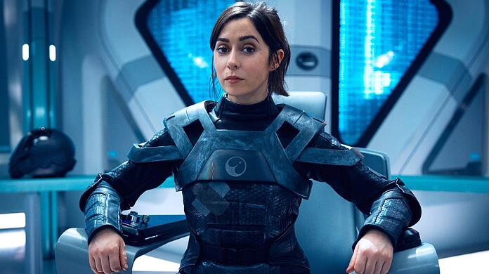 "The Penguin"-Star Cristin Milioti in der "Black Mirror"-Episode "USS Callister: Into Infinity".