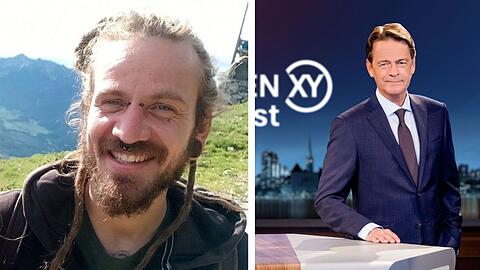 Daniel Emminger (links) wurde auf seiner Farm im Allg&auml;u erschossen. Rudi Cerne stellte den Fall am Mittwoch bei "Aktenzeichen XY ... ungel&ouml;st" vor.