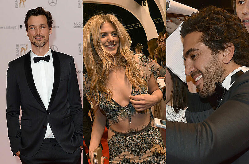 Florian David Fitz, Larissa Marolt, Elyas M'Barek: Die Bilder vom roten Teppich beim Bambi 2014