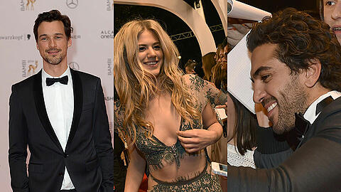 Florian David Fitz, Larissa Marolt, Elyas M'Barek: Die Bilder vom roten Teppich beim Bambi 2014