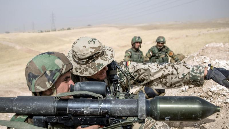 Die Bundeswehr bildet im Irak kurdische Peschmerga aus. Die Bundeswehr bildet im Irak kurdische Peschmerga aus.