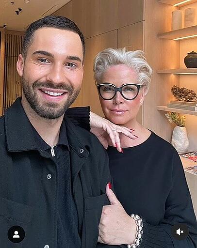 Nachher-Look: Claudia Effenberg mit neuer Haarfarbe bei Friseur Tim Nachher-Look: Claudia Effenberg mit neuer Haarfarbe bei Friseur Tim