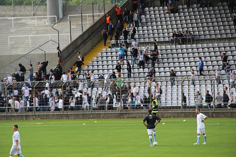 Weitere Bilder vom Amateurderby aus dem Grünwalder Stadion.