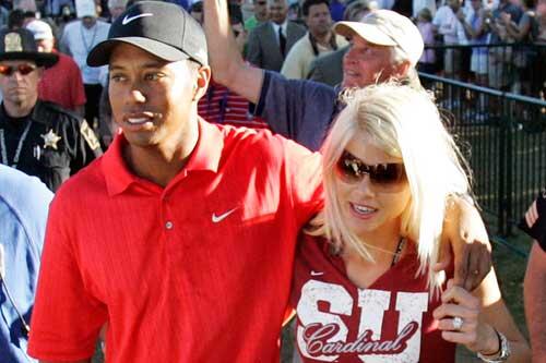 Tiger Woods und Ehefrau Elin - ein Bild aus dem Jahr 2006.