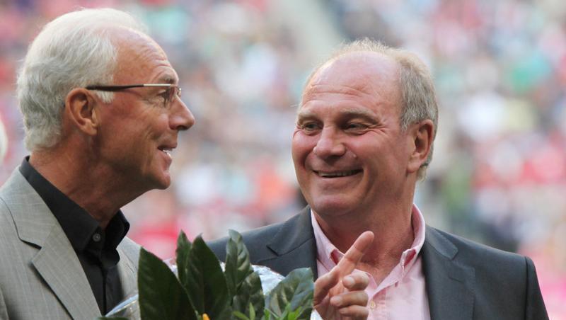 Franz Beckenbauer und Uli Hoeneß Franz Beckenbauer und Uli Hoeneß