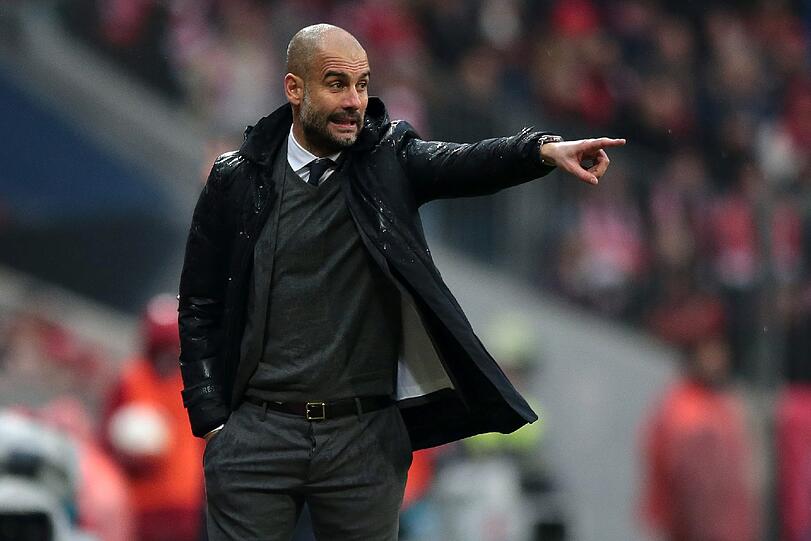 Pep Guardiola nach der Bayern-Pleite gegen Mainz 05.