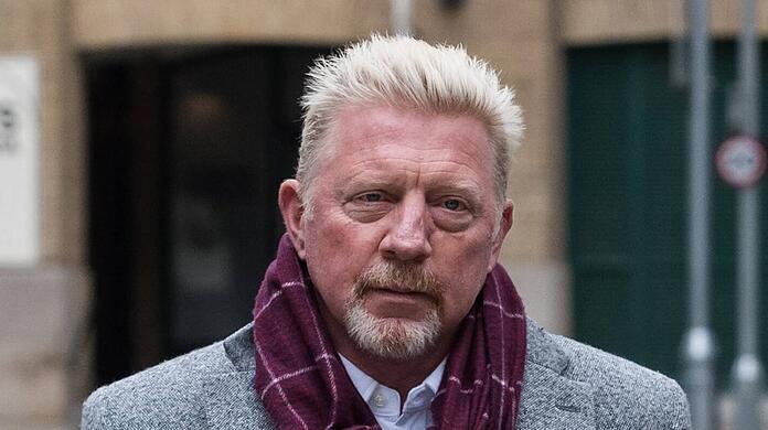 Boris Becker am Tag der Urteilsverkündung auf dem Weg ins Londoner Gericht.