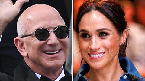 Jeff Bezos ist in Hollywood bestens vernetzt und verfügt über ein gigantisches Vermögen: Wird er nun der neue Förderer von Herzogin Meghan?