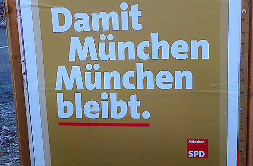 Das neue Plakat der SPD.