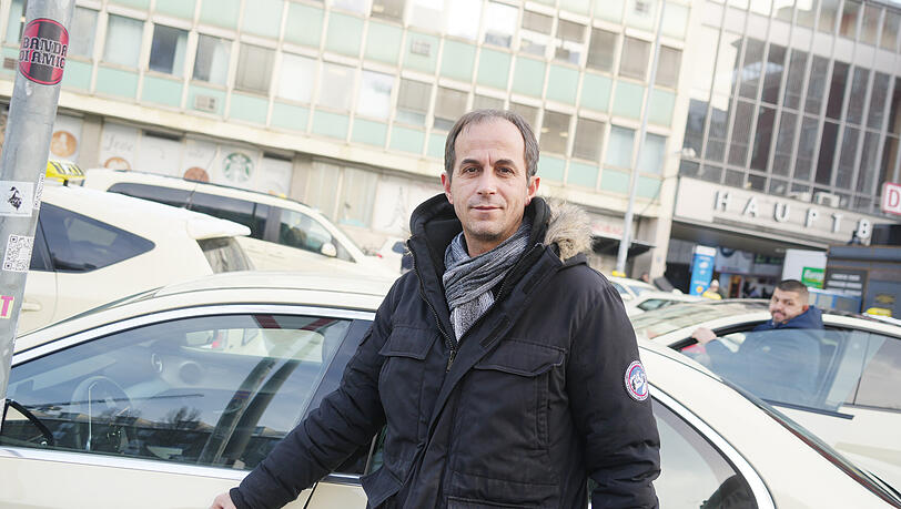 Taxifahrer Mustafa Cankaya.