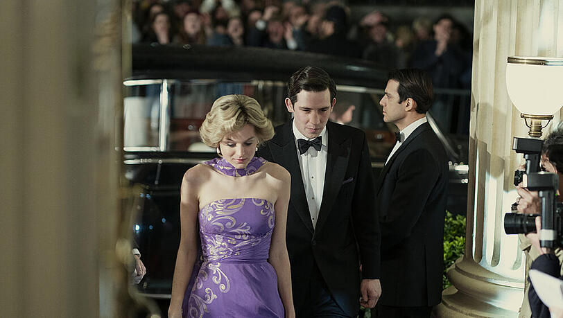 "The Crown": Prinz Charles (Josh O'Connor) und Prinzessin Diana (Emma Corrin). "The Crown": Prinz Charles (Josh O'Connor) und Prinzessin Diana (Emma Corrin).