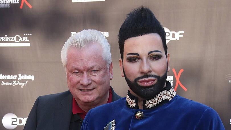 Weihnachten wieder vereint: Harald Glööckler und sein Ex Dieter Schroth.