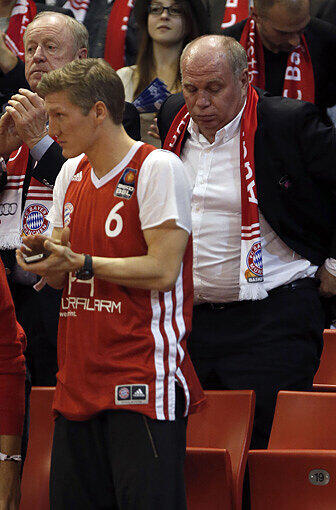 Bastian Schweinsteiger und Uli Hoeneß